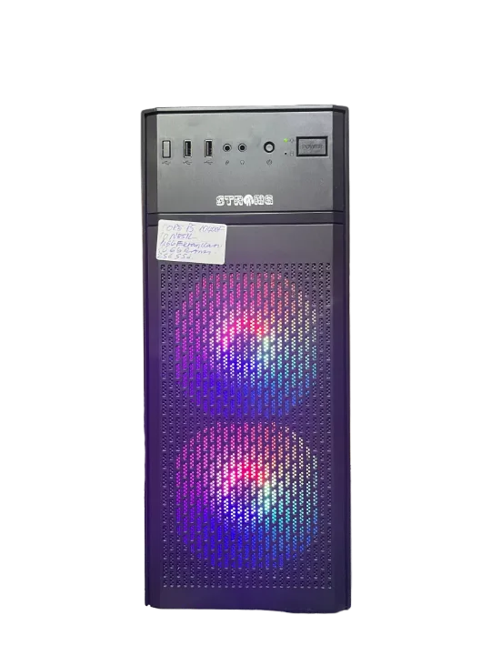 STRONG RGB MİDİ TOWER KASA İ5 10400F 16GB RAM DDR4 256GB SSD 4GB GT710 MASAÜSTÜ BİLGİSAYAR